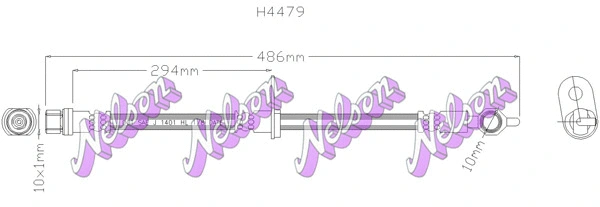 Brake Hose (H4479)