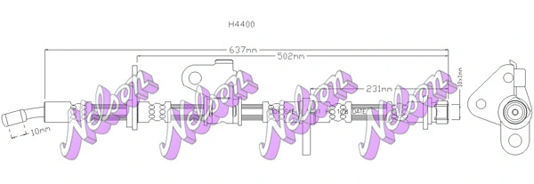 Brake Hose (H4400)