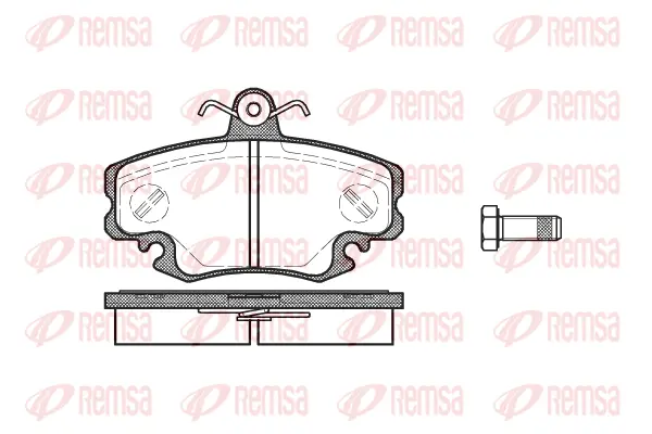 Brake Pad Set, disc brake (0141 10)