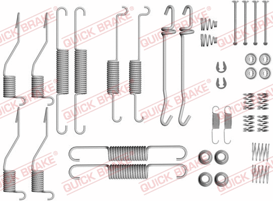 Accessory Kit, brake shoes (105-0852)