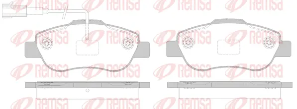 Brake Pad Set, disc brake (1100 02)