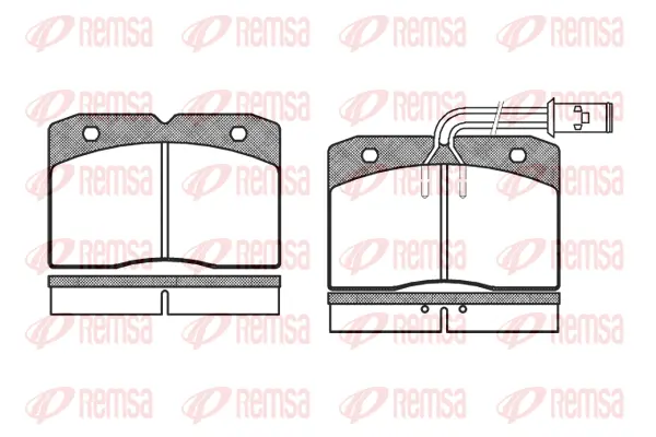 Brake Pad Set, disc brake (0211 12)