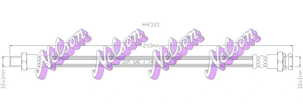 Brake Hose (H4321)