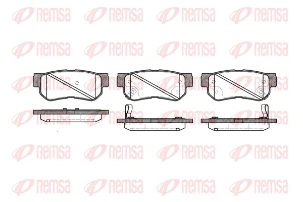 Brake Pad Set, disc brake (0746 32)