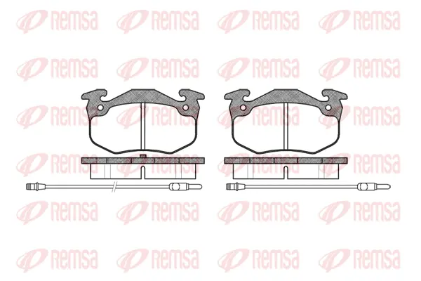 Brake Pad Set, disc brake (0144 24)