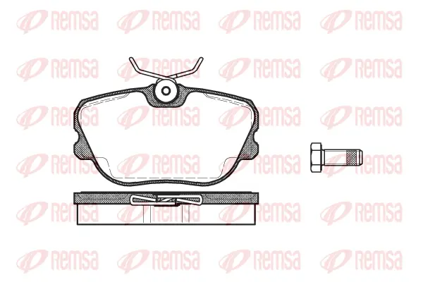 Brake Pad Set, disc brake (0280 10)