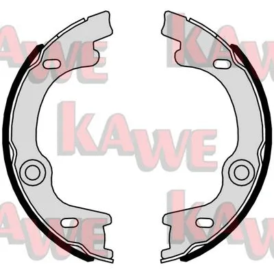 Brake Shoe Set, parking brake (01063)