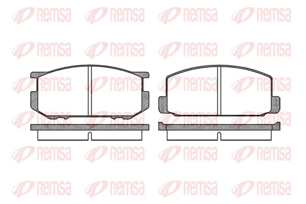 Brake Pad Set, disc brake (0109 00)