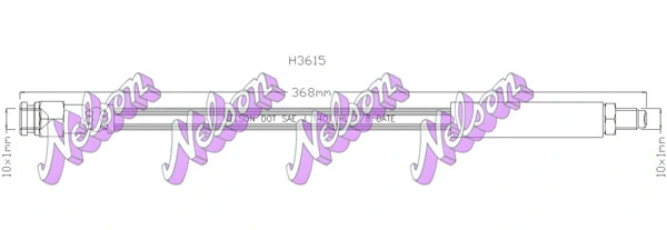 Brake Hose (H3615)
