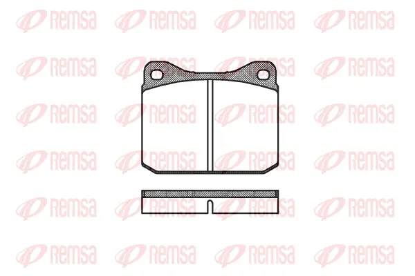 Brake Pad Set, disc brake (0010 10)