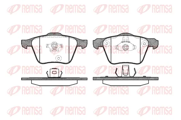 Brake Pad Set, disc brake (1043 00)