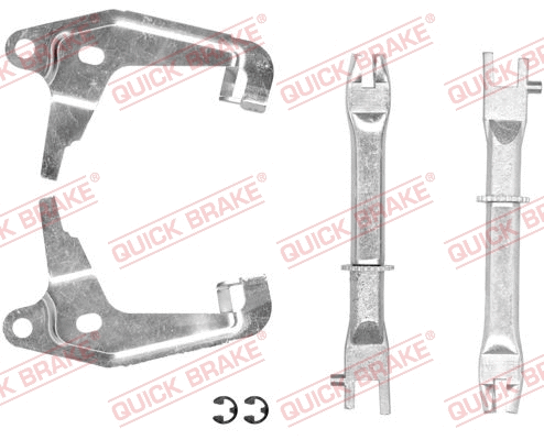 Adjuster Set, drum brake (108 53 004)