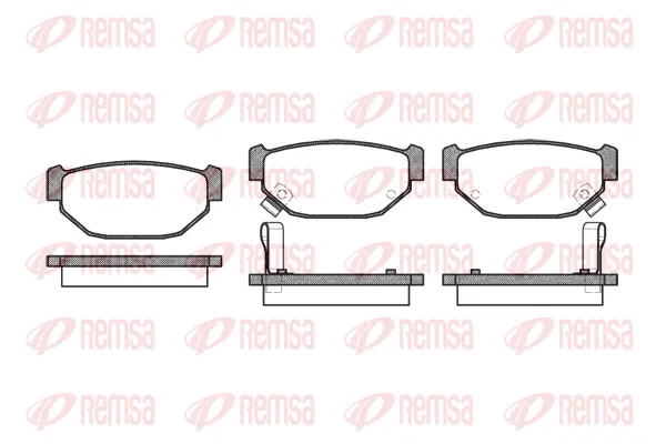 Brake Pad Set, disc brake (0226 02)