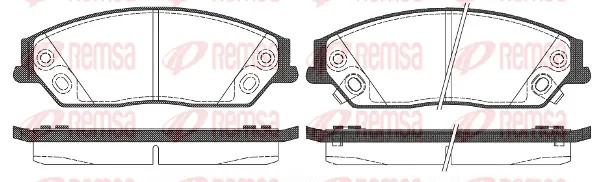 Brake Pad Set, disc brake (1467 02)