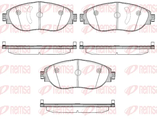 Brake Pad Set, disc brake (1470 00)