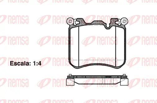 Brake Pad Set, disc brake (1413 00)