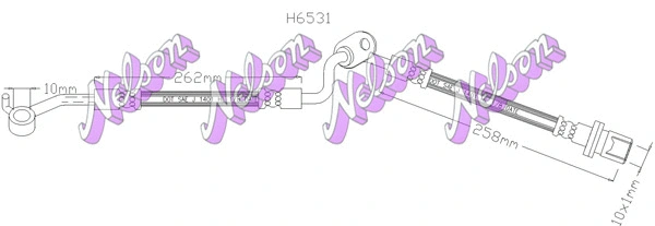 Brake Hose (H6531)