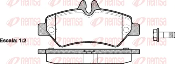 Brake Pad Set, disc brake (1246 00)