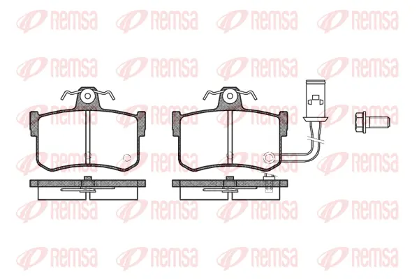 Brake Pad Set, disc brake (0251 01)