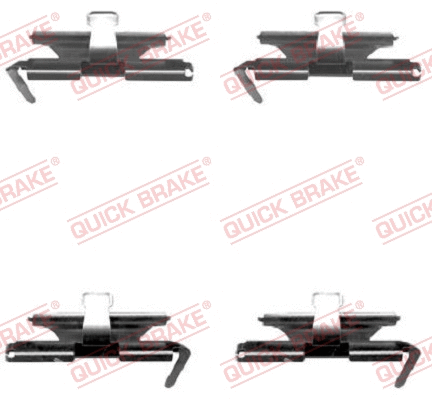Accessory Kit, disc brake pad (109-1239)