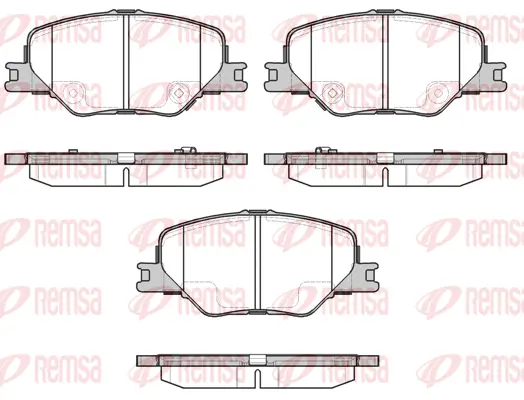 Brake Pad Set, disc brake (1795 02)