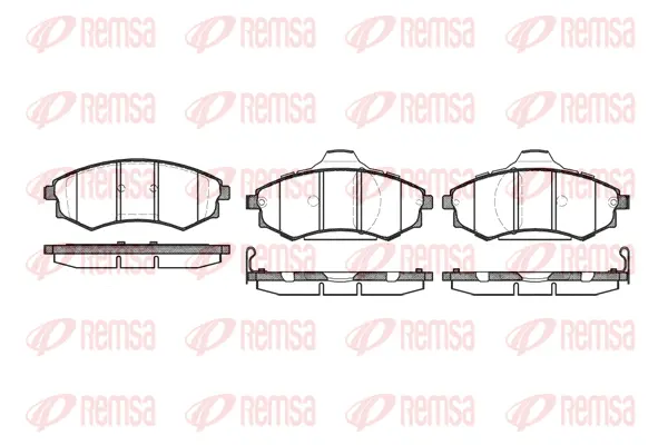 Brake Pad Set, disc brake (0318 92)