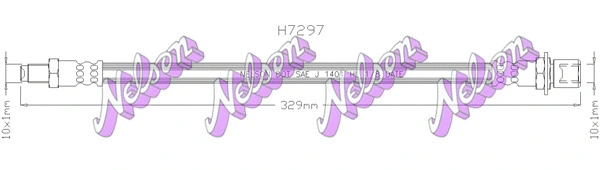 Brake Hose (H7297)