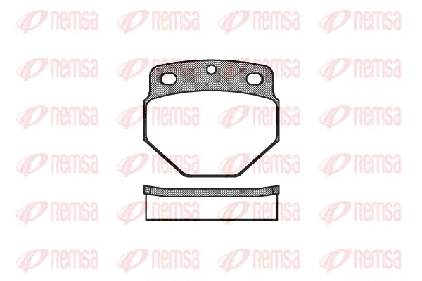 Brake Pad Set, disc brake (0327 00)