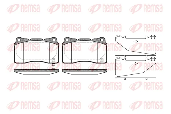 Brake Pad Set, disc brake (0666 32)