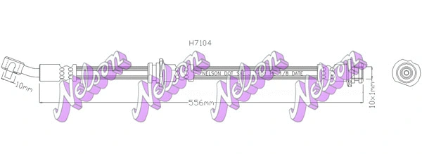 Brake Hose (H7104)