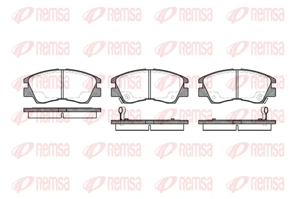 Brake Pad Set, disc brake (0275 02)