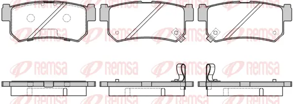 Brake Pad Set, disc brake (0746 42)