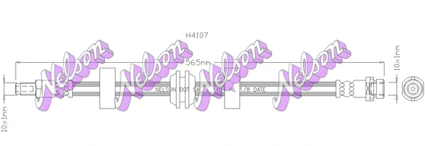 Brake Hose (H4107)