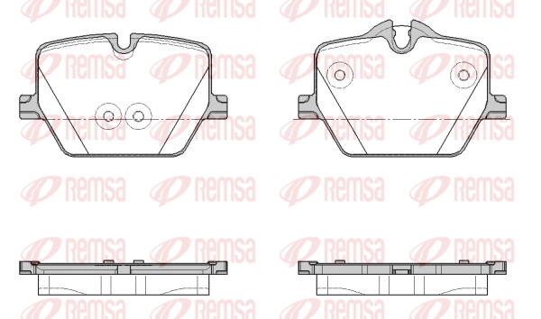 Brake Pad Set, disc brake (1875 00)