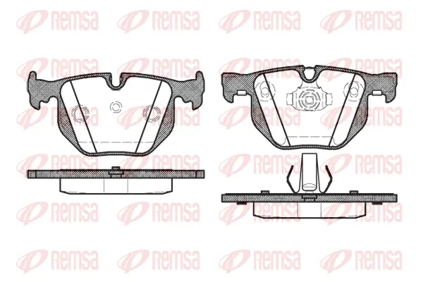 Brake Pad Set, disc brake (0381 40)