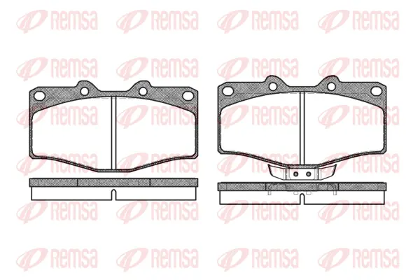Brake Pad Set, disc brake (0315 02)