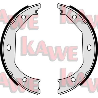 Brake Shoe Set, parking brake (08090)