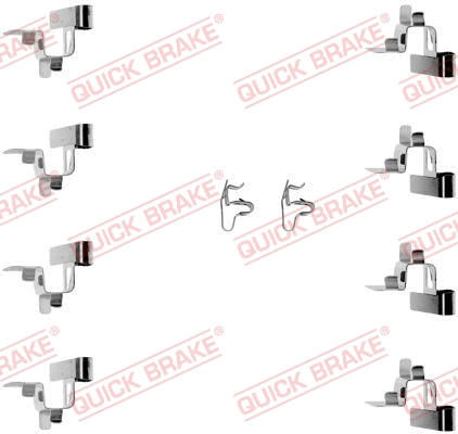 Accessory Kit, disc brake pad (109-1191)