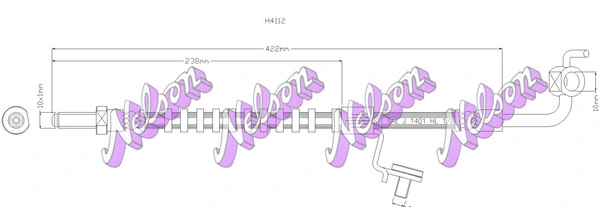 Brake Hose (H4112)