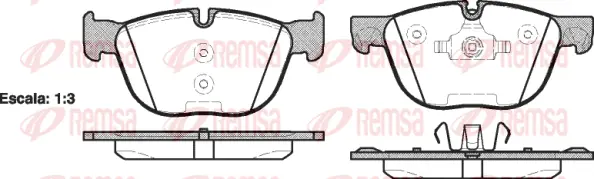 Brake Pad Set, disc brake (1297 00)