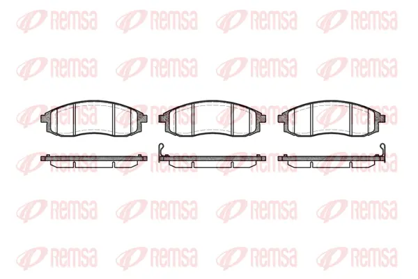 Brake Pad Set, disc brake (0598 12)