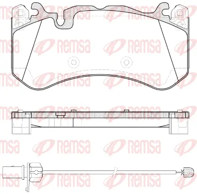 Brake Pad Set, disc brake (1300 30)