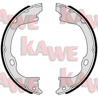 Brake Shoe Set, parking brake (01102)