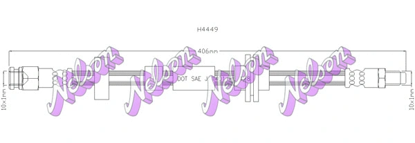 Brake Hose (H4449)