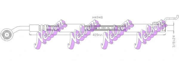 Brake Hose (H4948)
