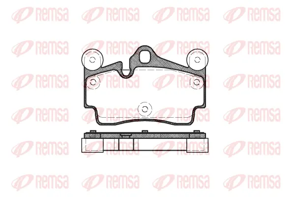 Brake Pad Set, disc brake (0996 00)
