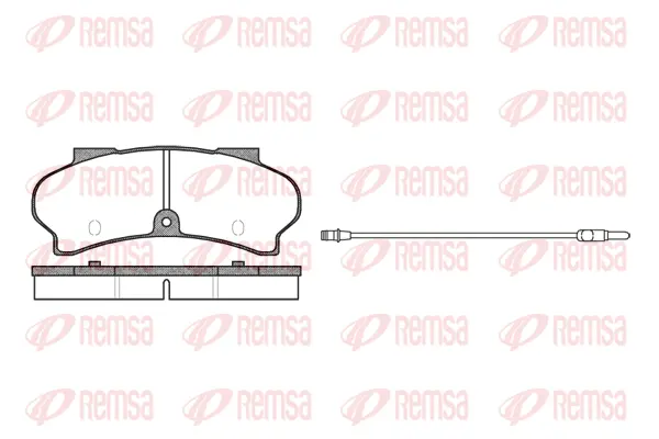 Brake Pad Set, disc brake (0026 12)