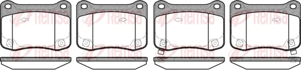 Brake Pad Set, disc brake (1353 02)