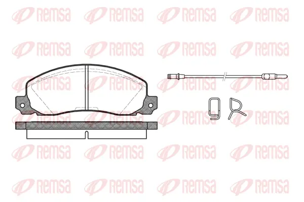 Brake Pad Set, disc brake (0202 02)