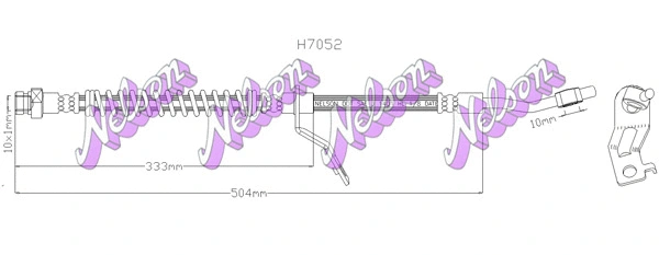Brake Hose (H7052)